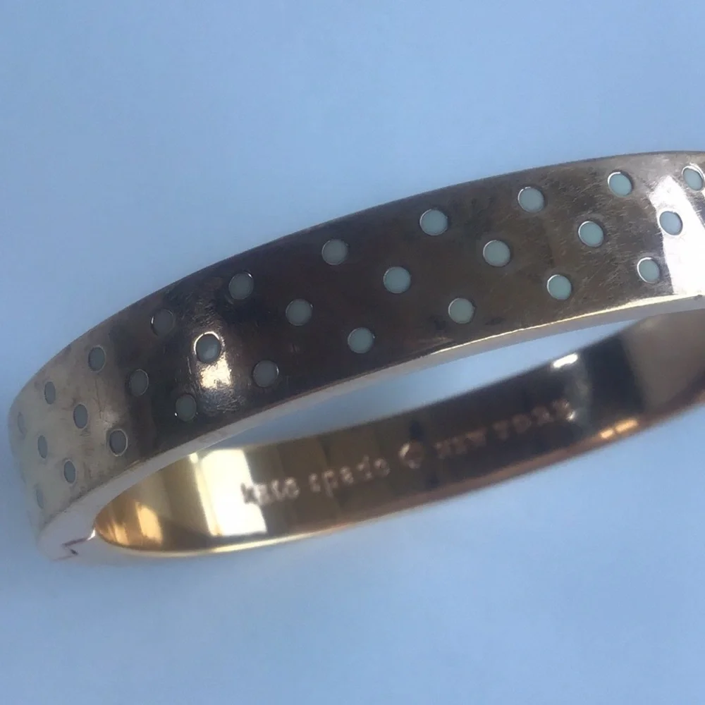 Kate Spade New York gold Gold Polka Dot Bangle bracelet - Picture 14 of 16